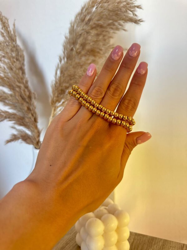 Pulsera de Cuentitas Doradas Classic - Imagen 4