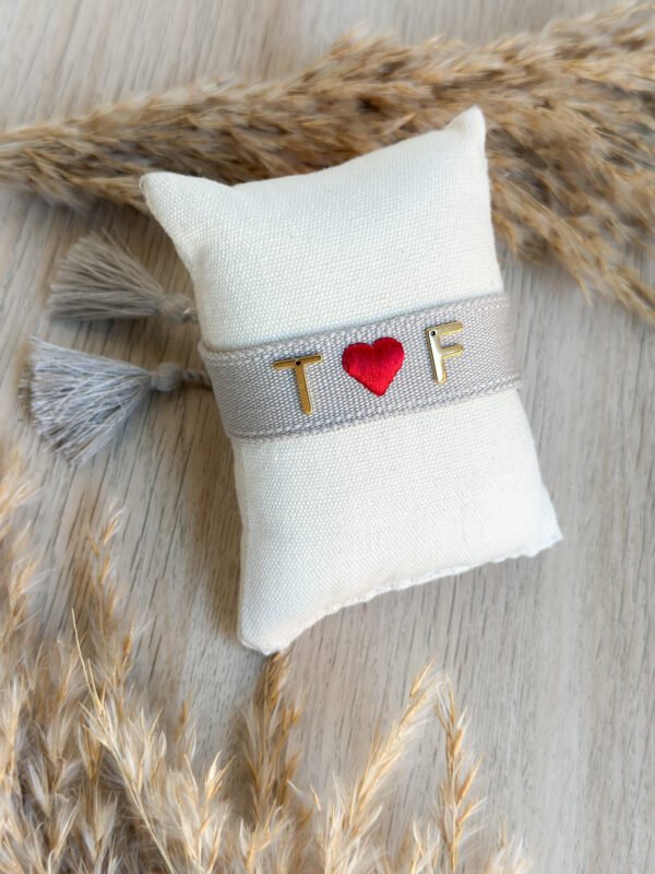 Brazalete HILO Corazón - Personalizada con Iniciales - Imagen 4