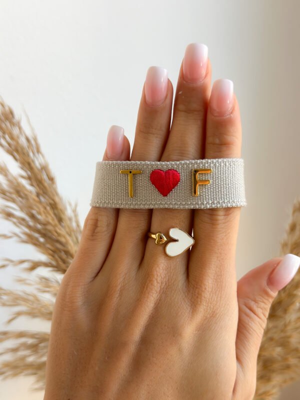 Brazalete HILO Corazón - Personalizada con Iniciales - Imagen 5