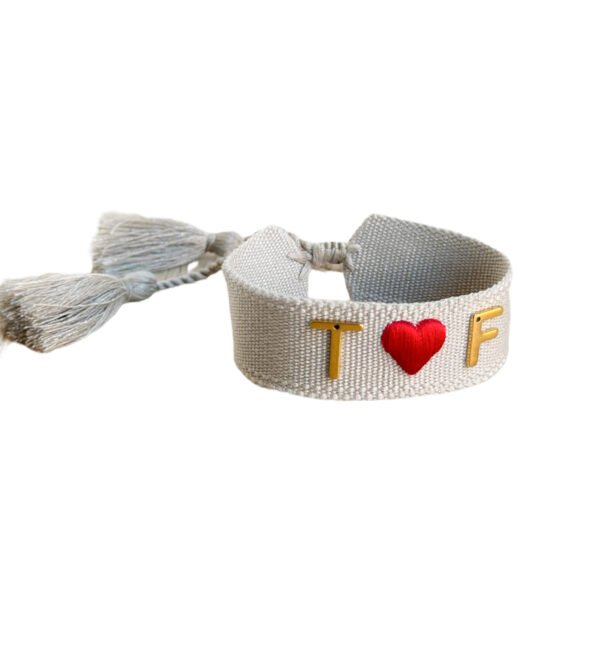 Brazalete HILO Corazón - Personalizada con Iniciales - Imagen 2