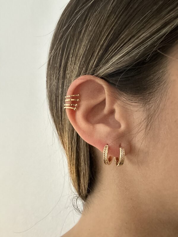 Aros Mini Dorados - Imagen 2