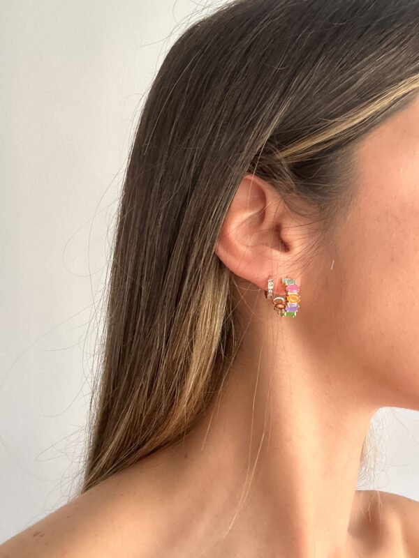 Aros Lirio (chapados en oro) - Imagen 3