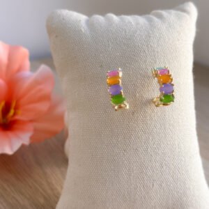 Aros Lirio (chapados en oro)