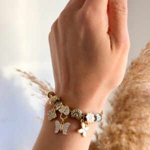 Pulsera Calíope Blanca
