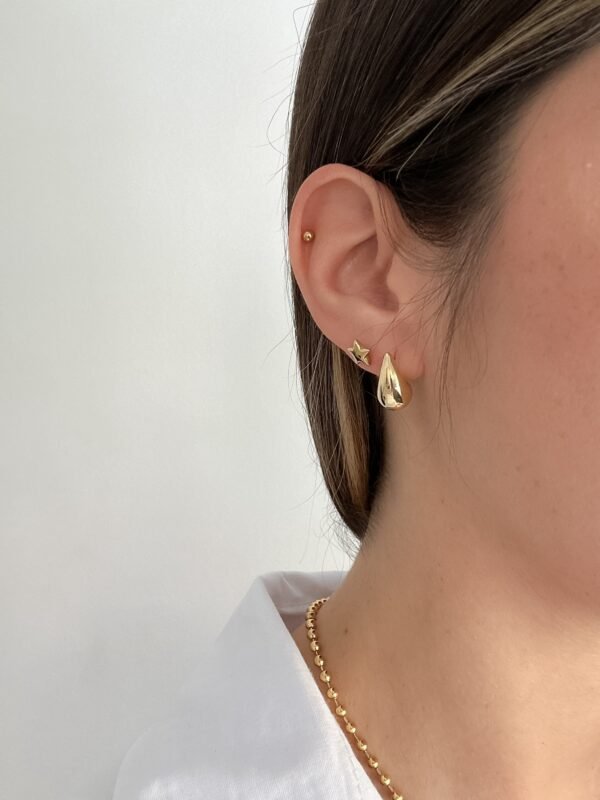 Pendientes Gotas Gold - Imagen 2
