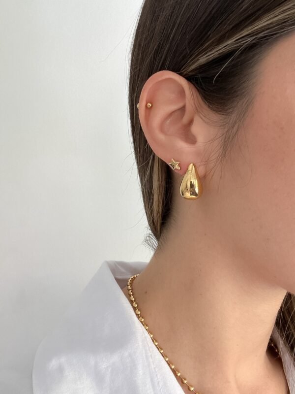 Pendientes Gotas Gold - Imagen 3