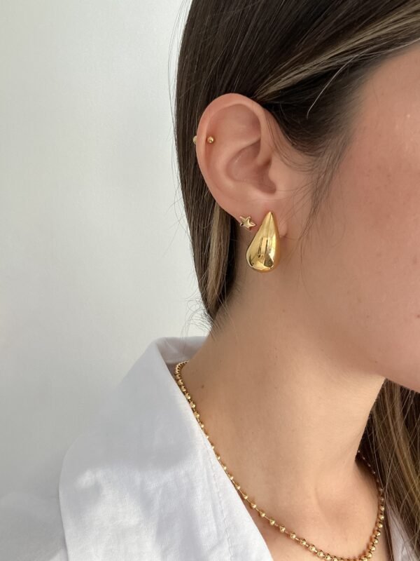 Pendientes Gotas Gold - Imagen 4