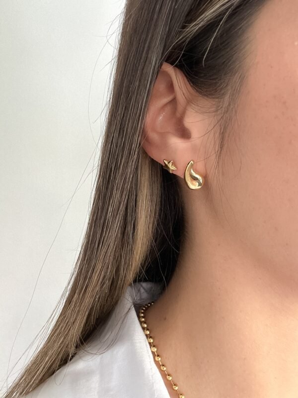 Pendientes Gota Planos - Imagen 6