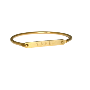 Pulsera Grabada a mano (Versión 2)