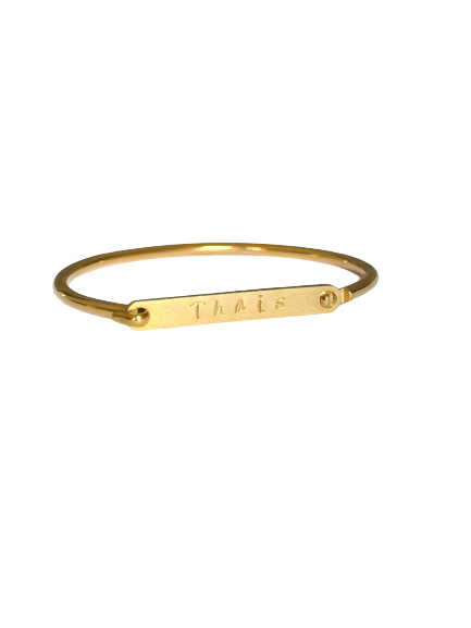 Pulsera Grabada a mano (Versión 2)