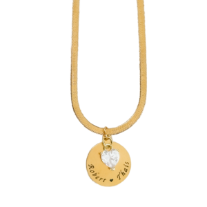 Collar Parejas con corazón