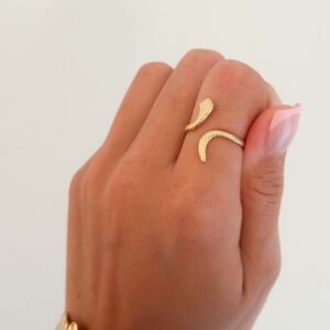 Anillo Serpiente Dorada