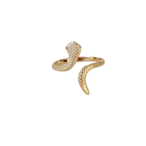 Anillo Serpiente Dorada