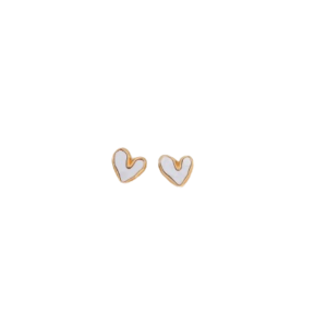 Pendientes Corazón Blanco