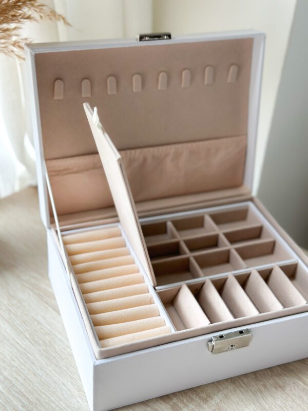 Joyero Personalizado Blanco Grande - Imagen 5