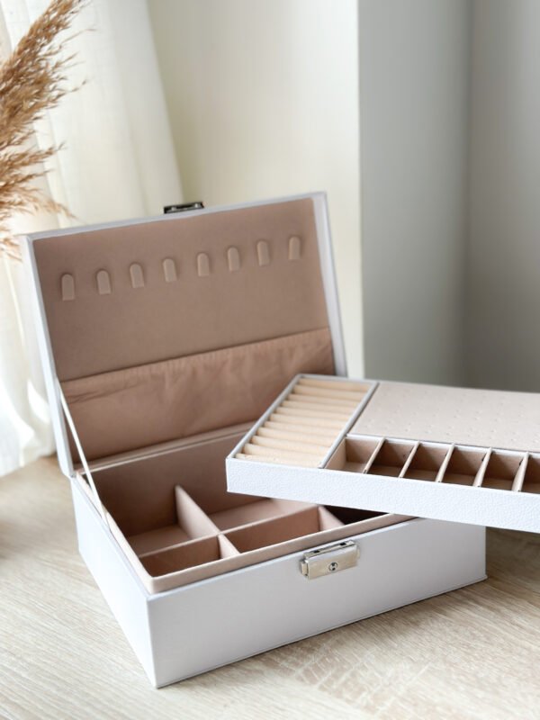Joyero Personalizado Blanco Grande - Imagen 2
