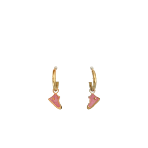 Pendientes Converse Rosa para niñas