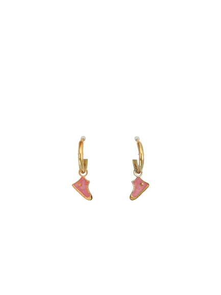 Pendientes Converse Rosa para niñas