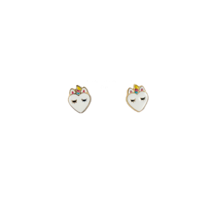 Pendientes Unicornio Corazón para niñas