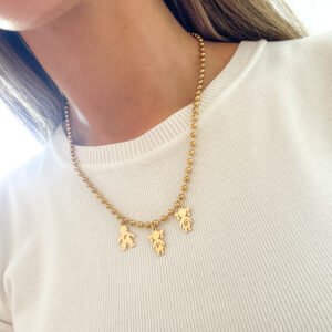 Collas Niño y Niña Personalizado con iniciales grabadas