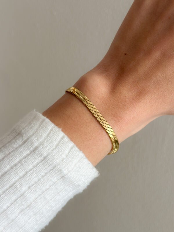 Pulsera Lisa Plana - Imagen 2