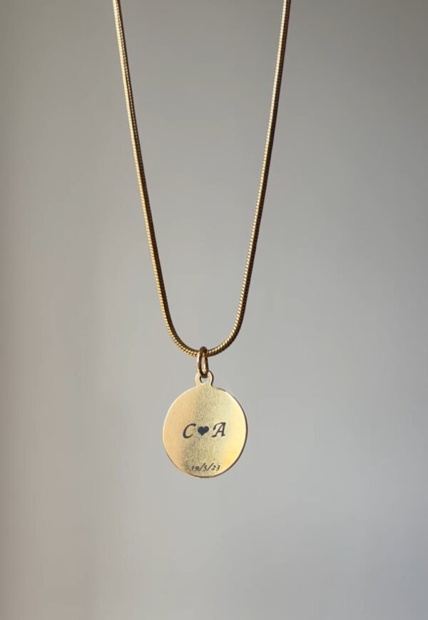 Collar redondo con grabado laser - Imagen 5