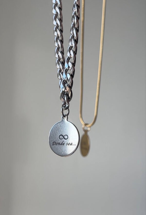 Collar redondo con grabado laser - Imagen 2