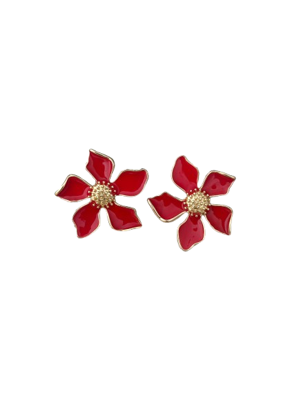 Pendientes Jazmín Rojos