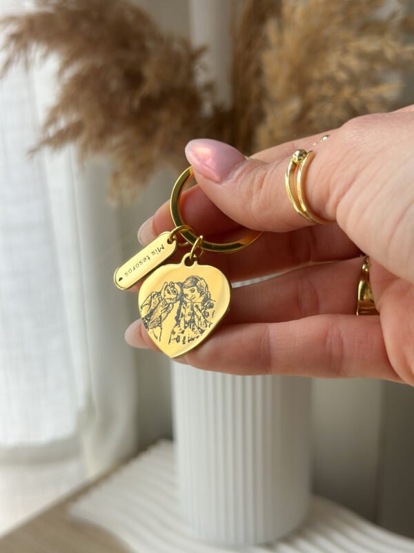 Llavero Corazón personalizado - Imagen 2