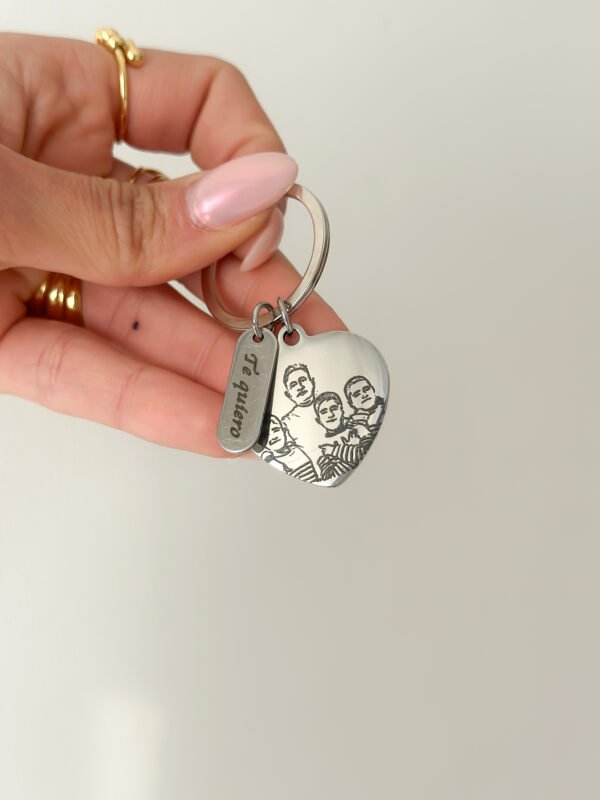 Llavero Corazón personalizado - Imagen 4