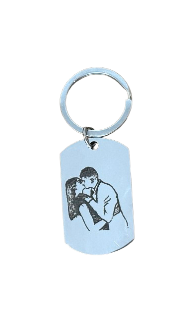 Llavero Rectangular personalizado