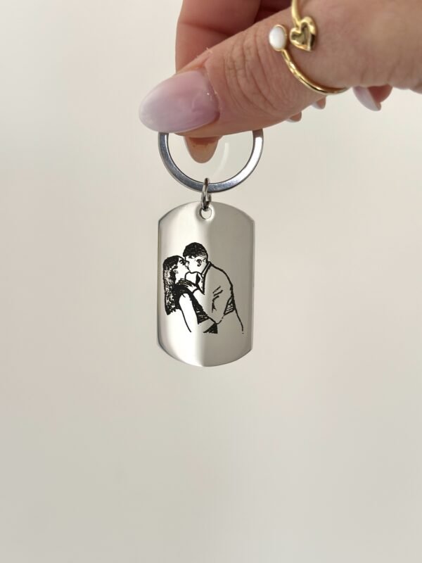 Llavero Rectangular personalizado - Imagen 2