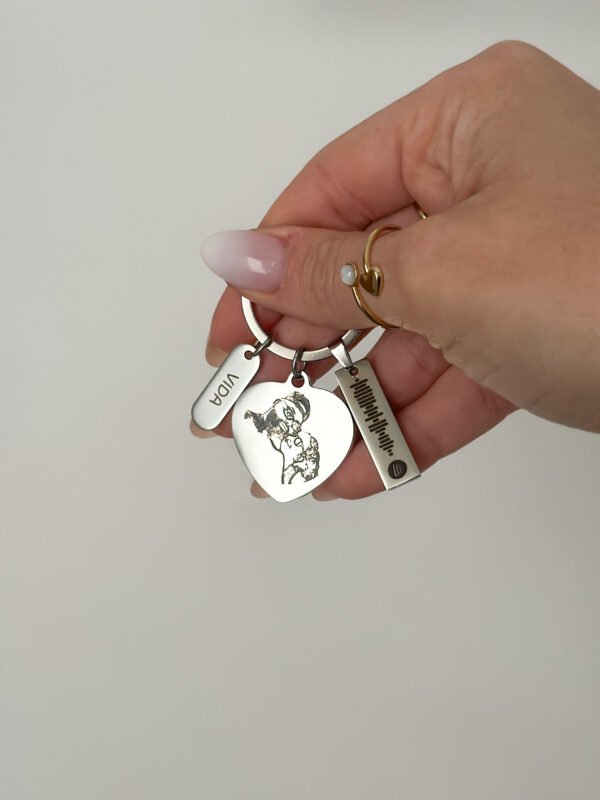 Llavero Corazón personalizado - Imagen 3