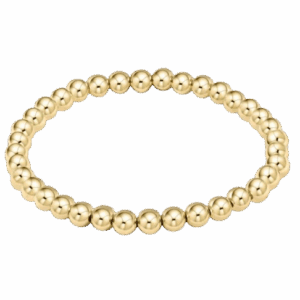Pulsera de Cuentitas Doradas Classic 5mm