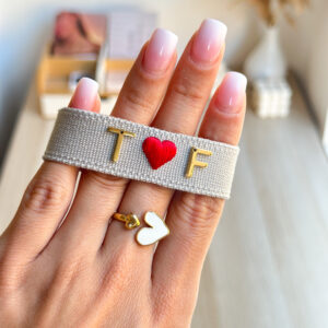Brazalete HILO Corazón - Personalizada con Iniciales
