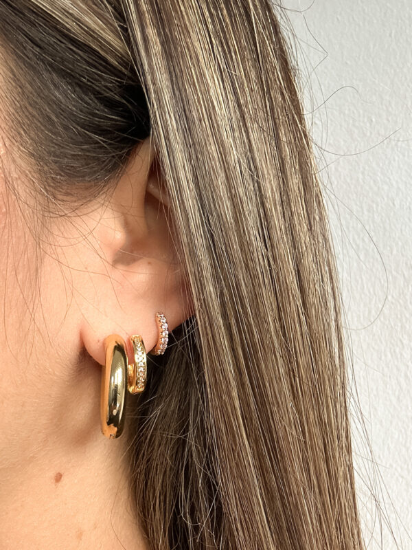 Aros Afrodita Dorados - Imagen 3