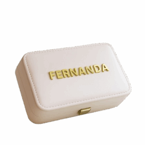 Joyero Personalizado Blanco Mediano