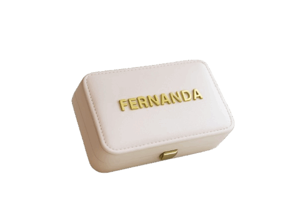 Joyero Personalizado Blanco Mediano
