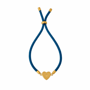 Pulsera Kai con corazón grabado a mano