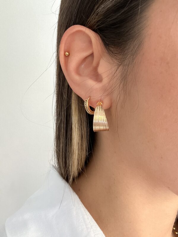 Aros Hilos Dorados - Imagen 2