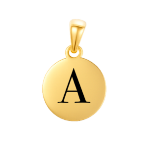 Medalla pequeña inicial/nombre