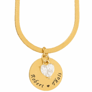 Collar Parejas con corazón