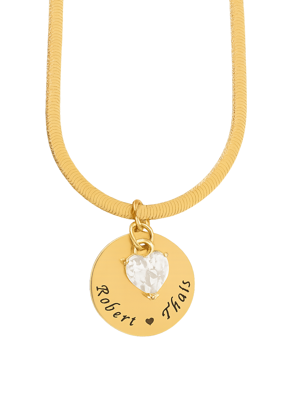 Collar Parejas con corazón