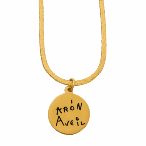 Collar Redondo grabado manuscrito