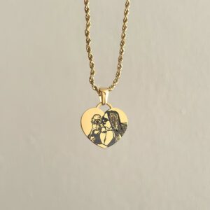 Collar Corazón con Retrato