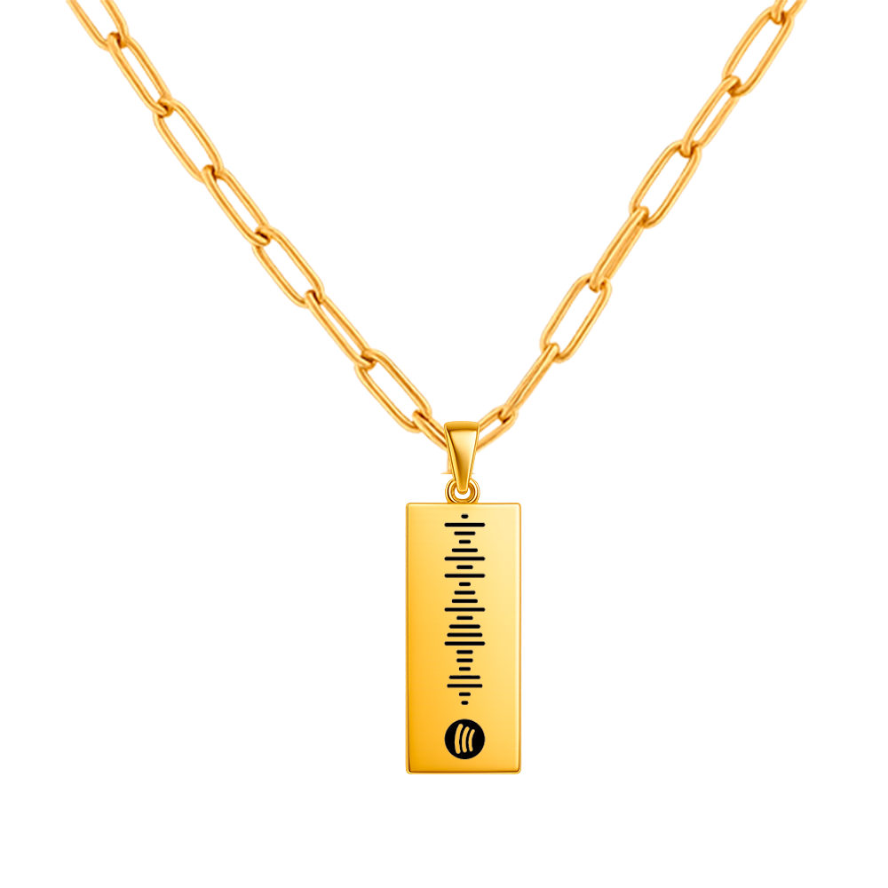Collar Spotify (canción) personalizado - Unisex