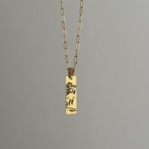 Collar Rectangular (Foto, texto o manuscrito)