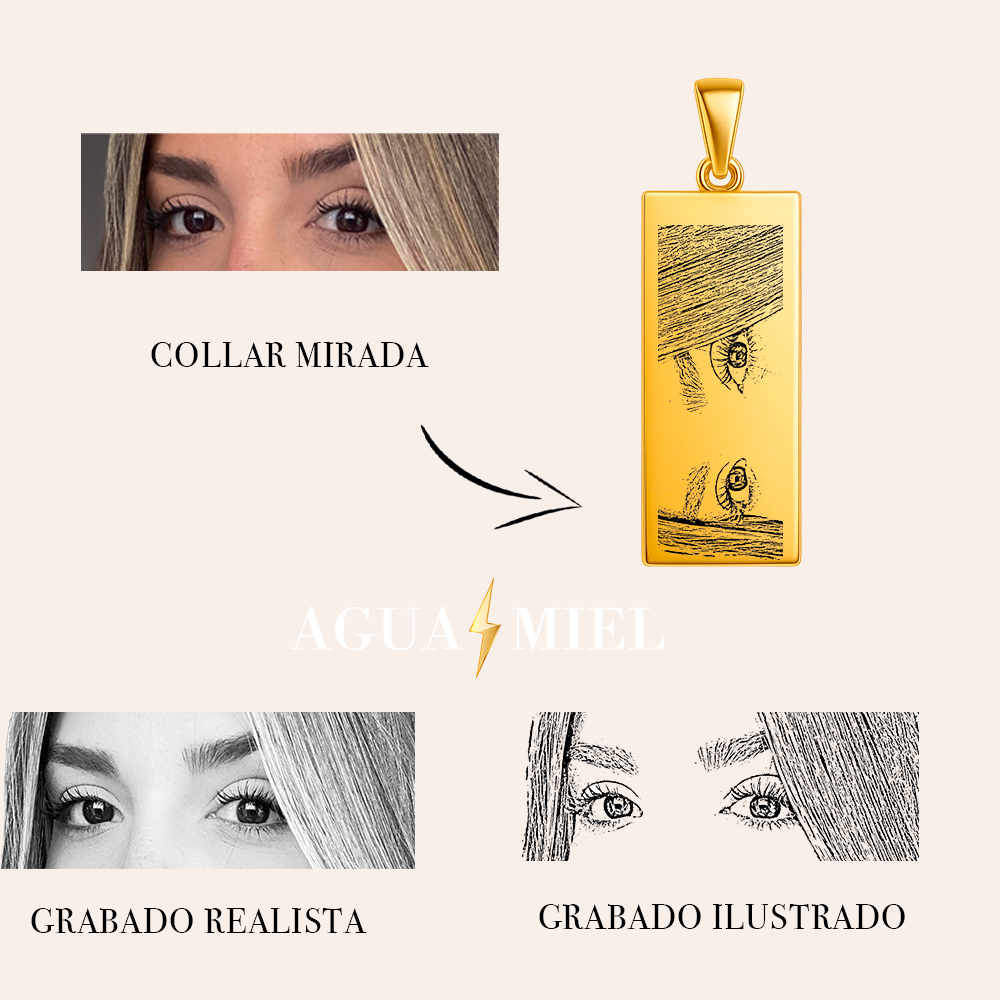 Collar Rectangular (Foto, texto o manuscrito) - Imagen 3