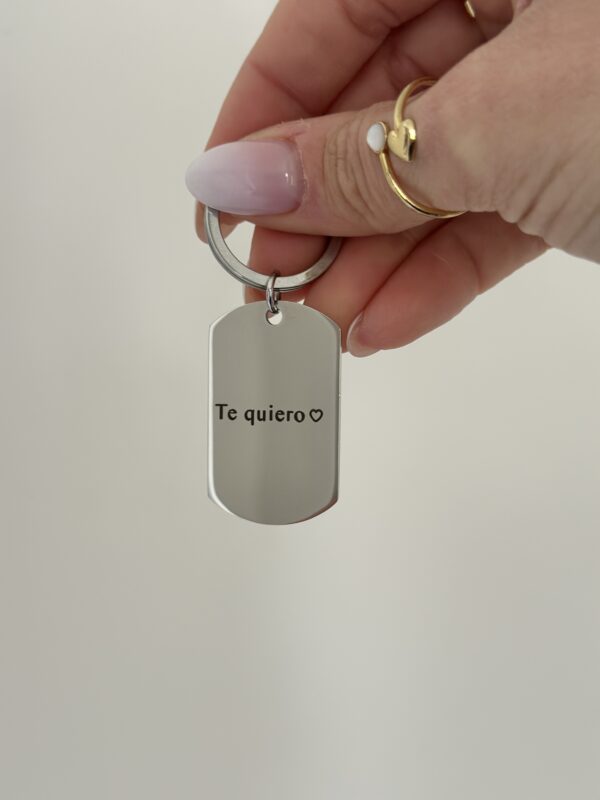 Llavero Rectangular personalizado - Imagen 3