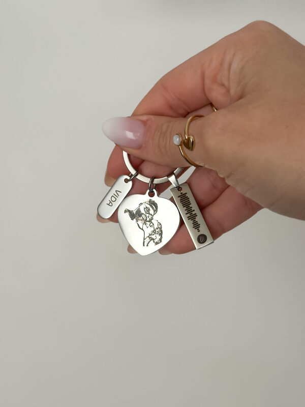 Llavero Corazón personalizado - Imagen 3